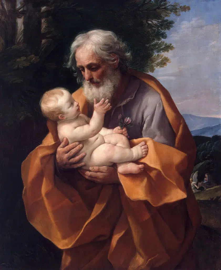 guido reni st joseph with the infant Jesus