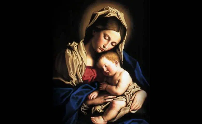 Mary and baby Jesus