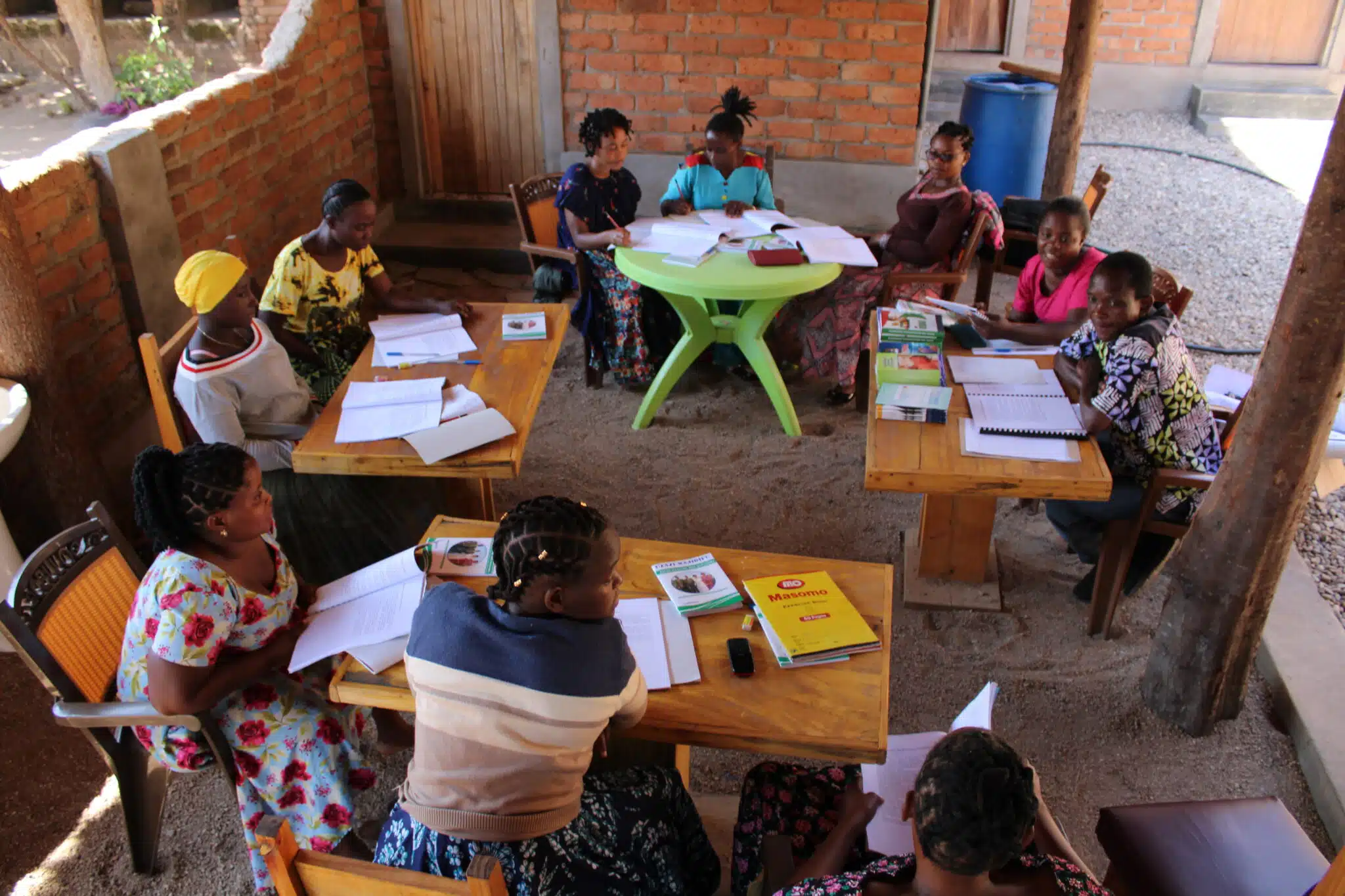 Pro-life and natural family planning trainees attending a training session at Mbamba Bay Emmaus Hotel